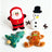 Christmas plush squeaky dog toy Santa - view 4