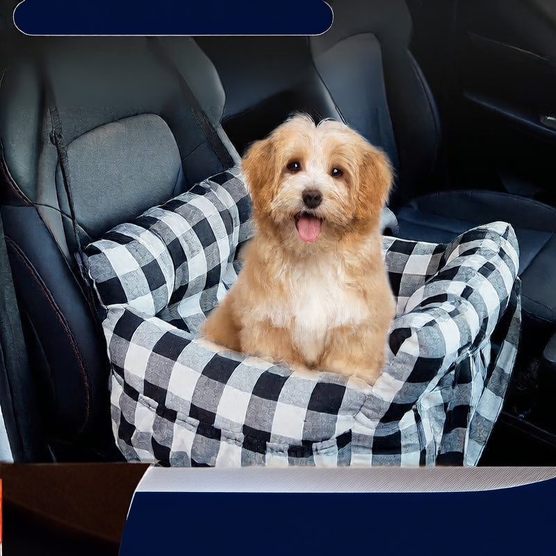 Portable car pet bed for small dogs, main product photo