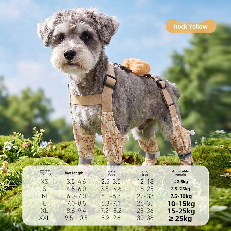 Anti-slip dog shoes with TPE soles and straps, product image 52