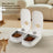 Automatic Timed Pet Feeder with Single or Double Meal Compartments for Cats and Dogs