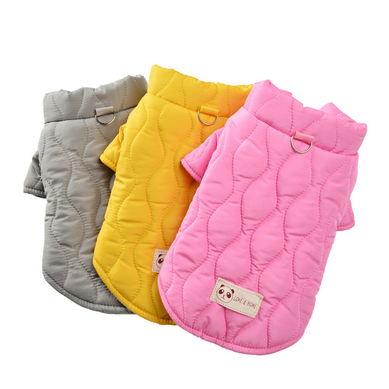 Diamond quilted cotton dog coat, available in 3 colours, image 5