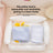 Detachable open pet bed with matching pillow in a cute print pattern, photo 3