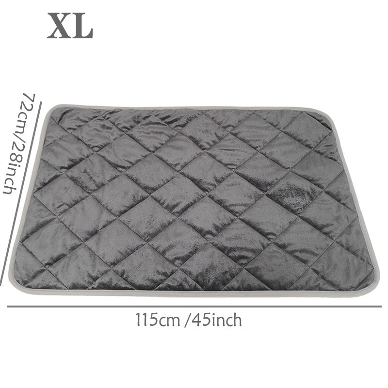 Heated pet pad with soft crystal velvet cover, photo 9 of 9