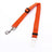 Nylon dog car seat belt lead with swivel clip, ideal for everyday use