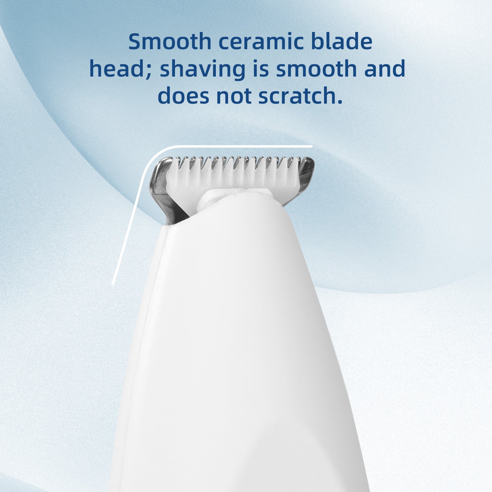 Ceramic Blade Pet Hair Clipper, Quiet Cordless Trimmer for Paws