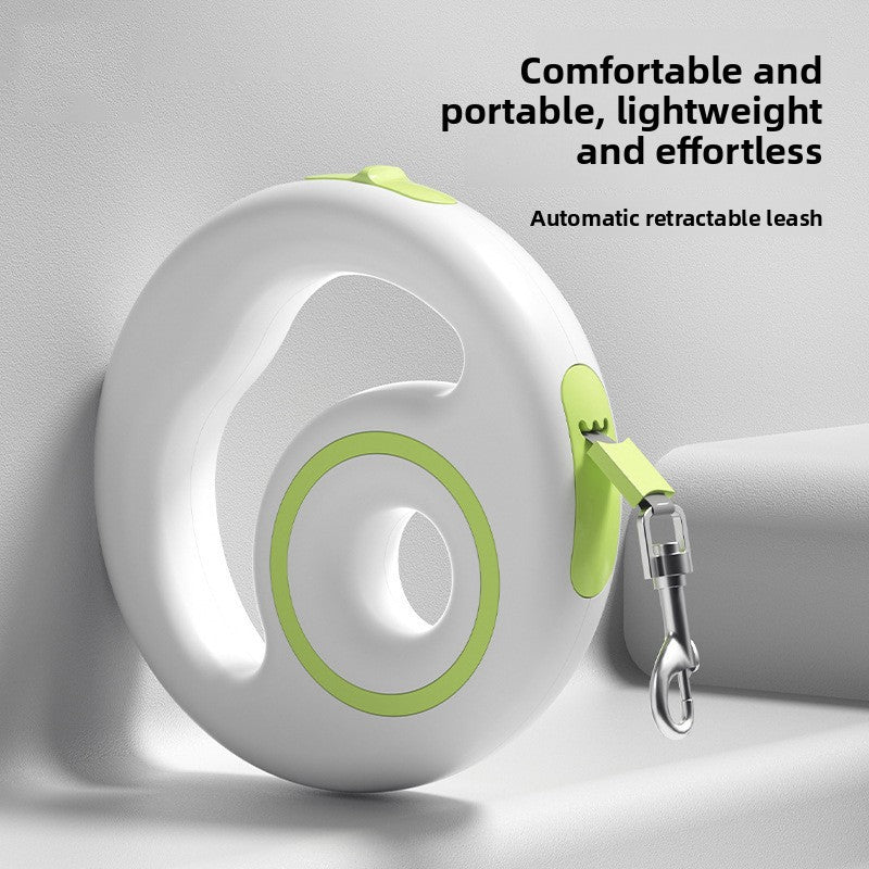 Round retractable pet lead for dogs and cats, main product photo