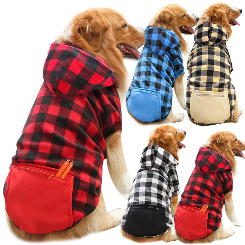 Fleece dog jumper with zip pocket, available in 11 colours, image 2