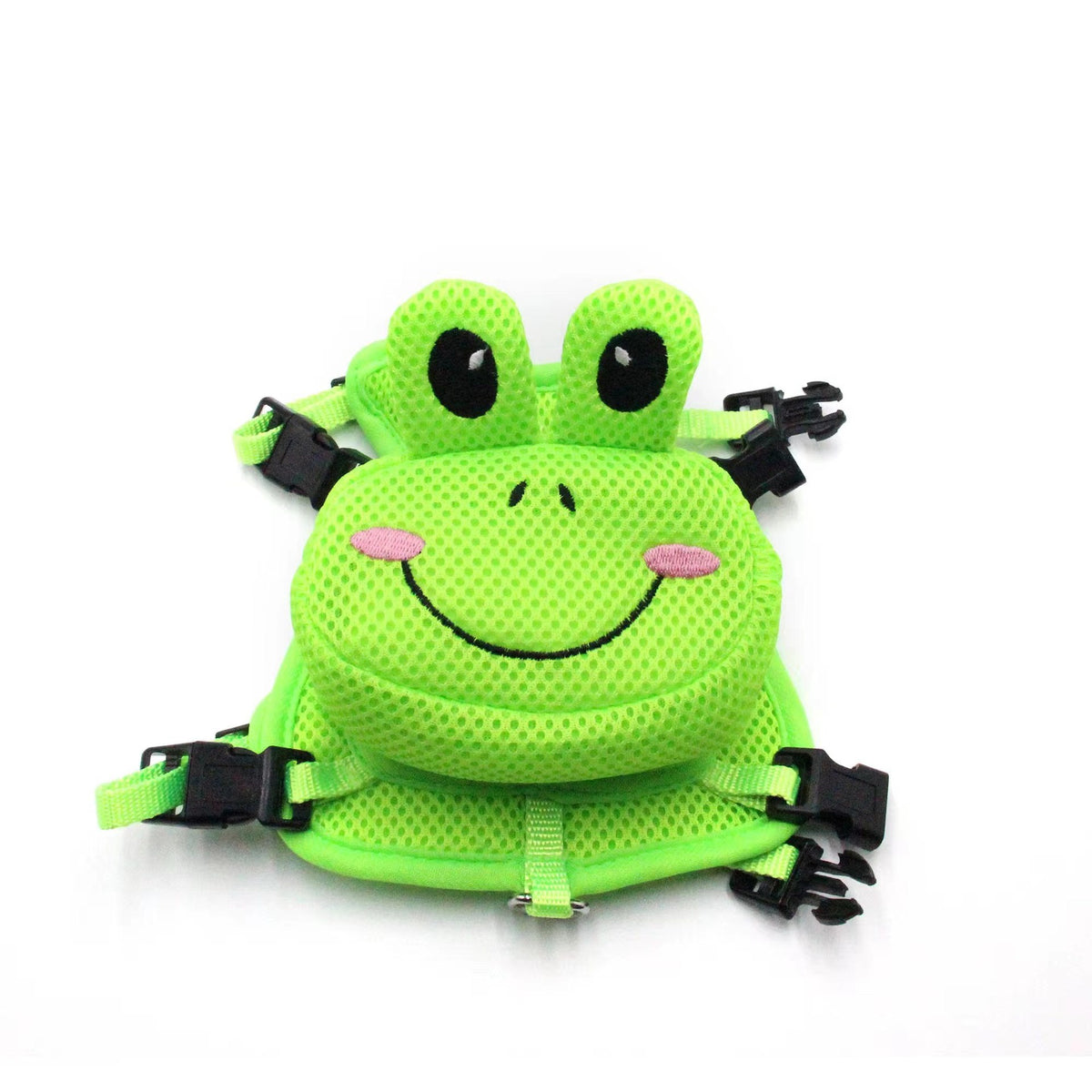 Cartoon frog and duck dog backpack, available from Pet Royale UK