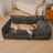Soft plush four season pet bed in camel, product image 2