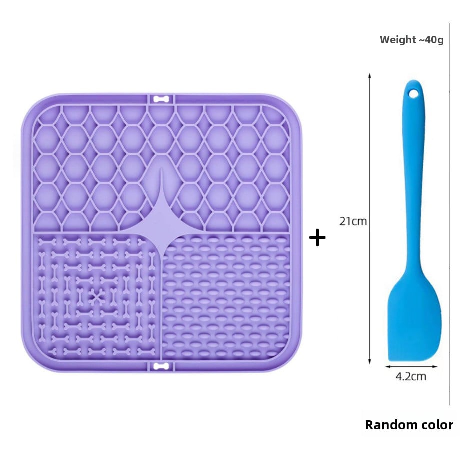 Silicone lick mat slow feeder with suction base, photo 7 of 23