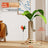 Plant style sisal cat scratching post with leaves, photo 9 of 19
