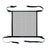 Car pet safety barrier net between the front seats