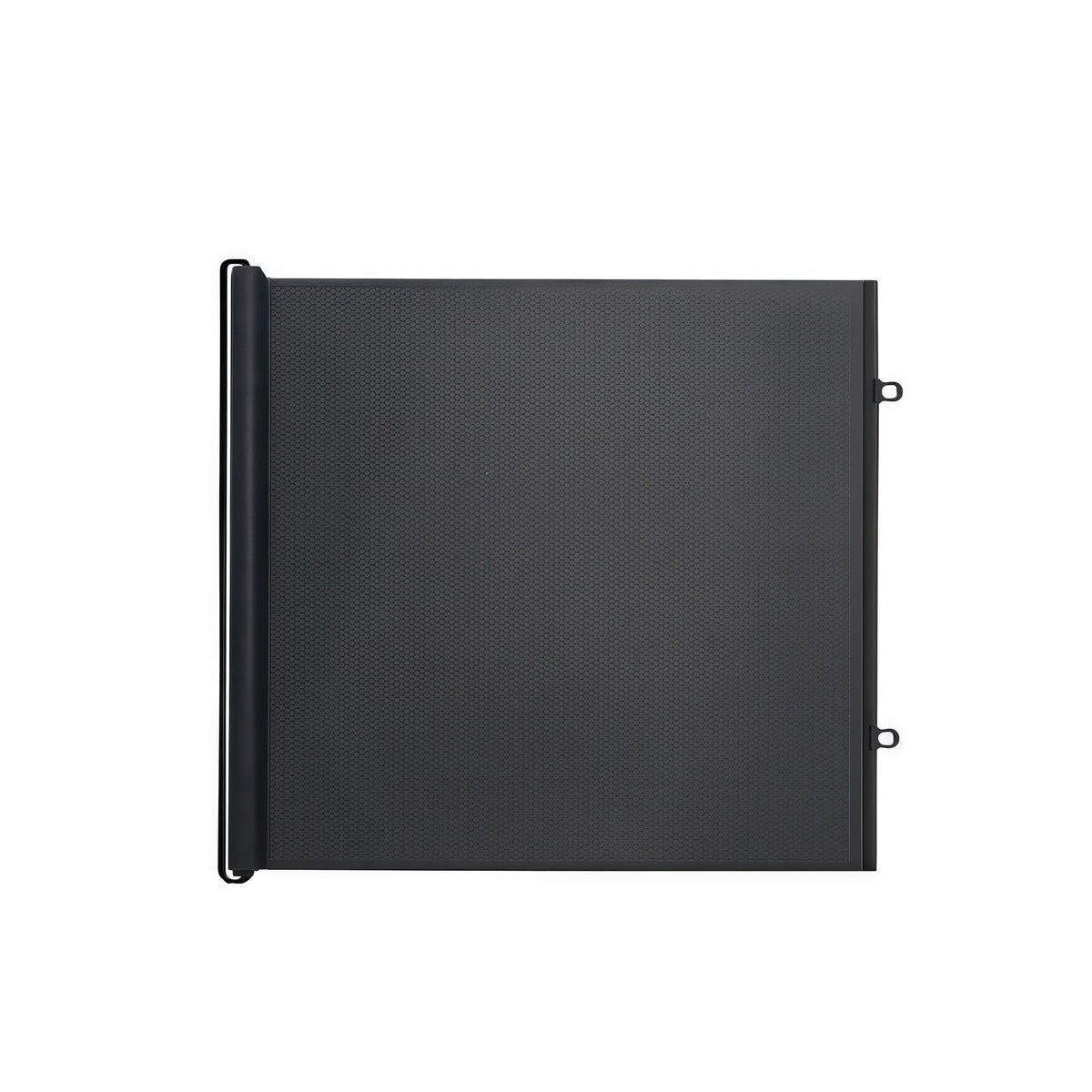 Black retractable mesh pet gate for doorways and stairs, photo 5