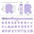 Personalised silicone pet collar with letters, ideal for everyday use