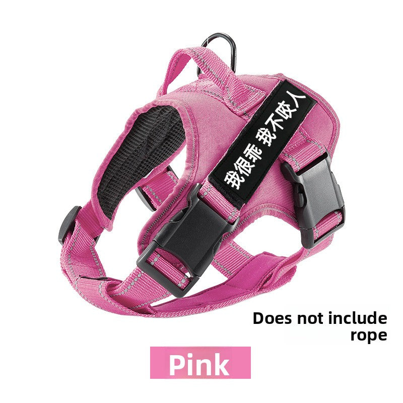 Padded vest dog harness, 6 sizes available from Pet Royale UK