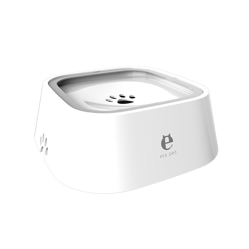 Floating Splash-Proof Anti-Tip Pet Water Bowl for Dogs and Cats in ABS