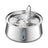 Stainless Steel 4L Pet Water Fountain with Viewing Window for Cats and Dogs
