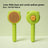 Self-Cleaning Pet Comb with Stainless Steel Pins for Dogs and Cats