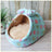 Enclosed Pet Kennel House with Soft Cushion for Dogs and Cats