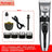 Cordless Dog Hair Clipper Kit with Thin or Thick Cutter Heads
