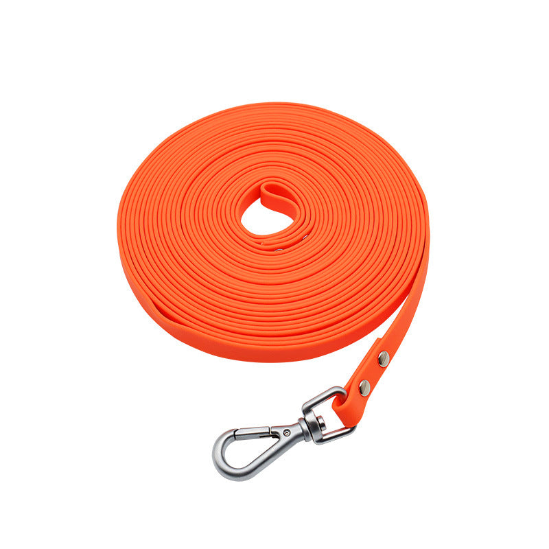 Waterproof PVC dog training lead with embossed strap, product image 27