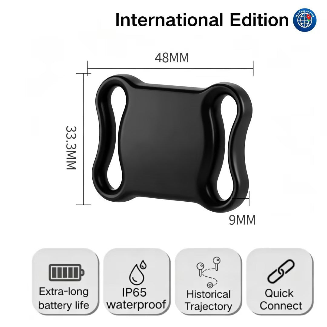 Lightweight pet locator tag for collars in White Plain, top view