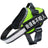 Reflective dog harnesses shown in seven bright colours