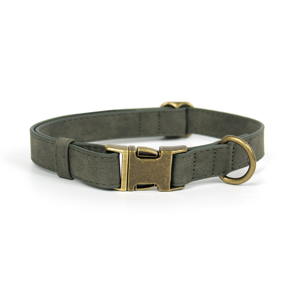 Retro PU leather dog collar and lead, 3 sizes available