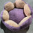 Green cactus shaped flannel cat bed, view 15