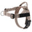 Wide chest nylon dog harness with front buckle and metal hardware, product image 30