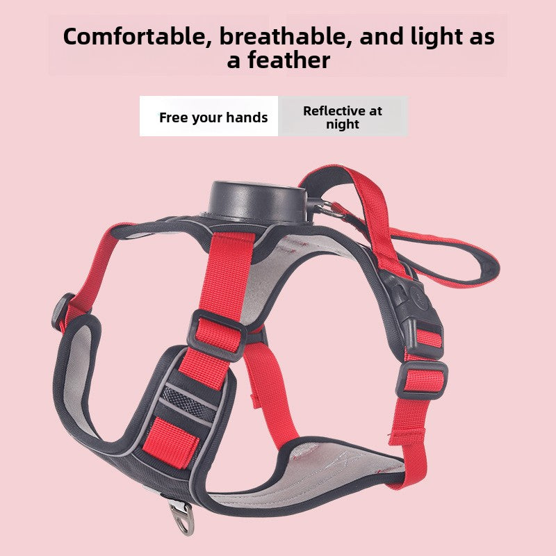 Dog harness vest with built-in retractable lead, product image 9