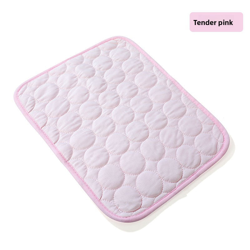 Pink soft cool pad for cats and kittens