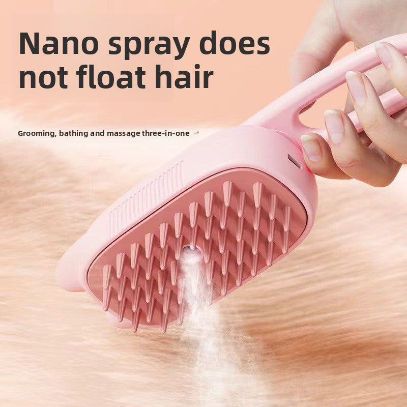 USB Electric Spray Grooming Comb for Dog and Cat Hair Care