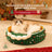 Christmas tree shaped plush cat bed with fleece lining, product image 3