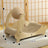 Corrugated cardboard cat scratcher rocking lounge with mat, photo 14 of 29