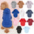 Classic hooded jumper for dogs and cats in Khaki, front view