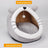 Removable washable grey cat house with cat face in Grey