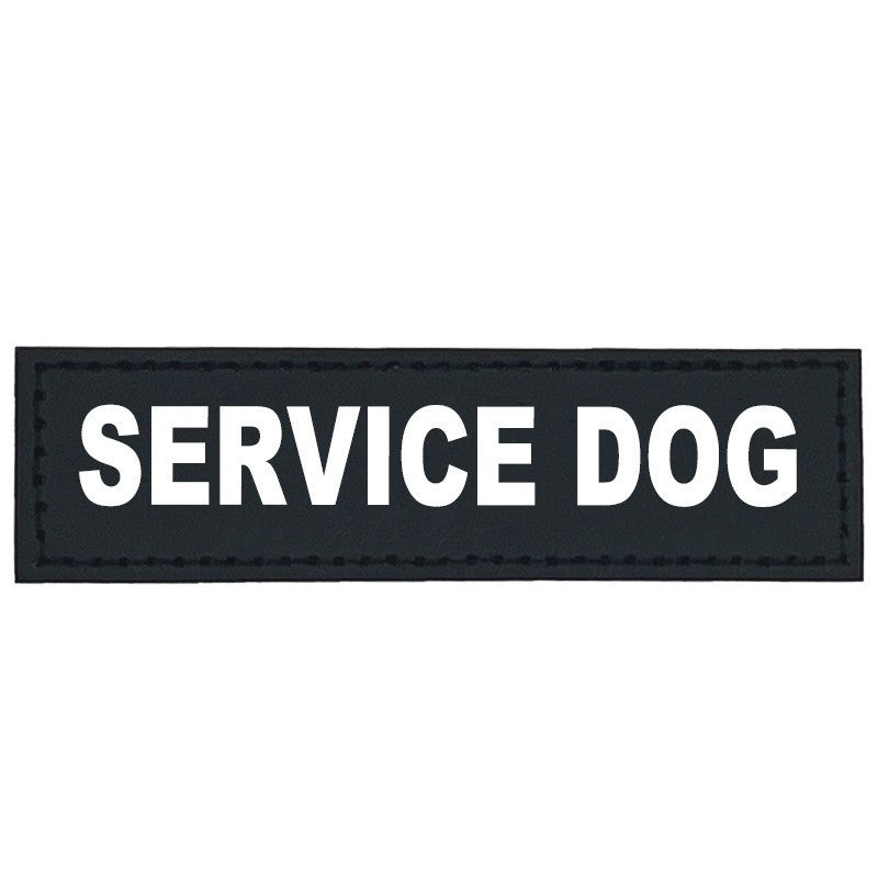 Hook-and-loop dog harness patch with printed wording, product image 3
