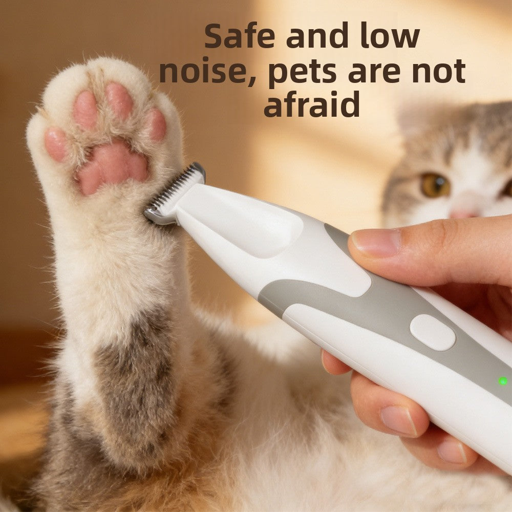 Mini Washable Pet Hair Trimmer with LED Light for Dogs and Cats