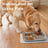 304 Stainless Steel Pet Licking Dish with Silicone Mat and Spatula for Wet Food