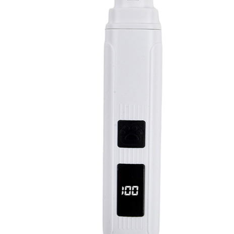 Digital Display Pet Nail Grinder, Rechargeable 3-Speed Claw Trimmer