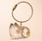 Transparent Animal Hair Memorial Keychain Pendant