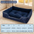 Waterproof Oxford dog crate mat with soft velvet top, photo 20 of 68