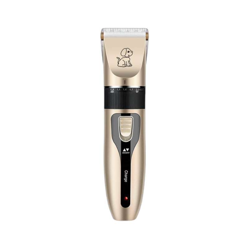 Pet Hair Clipper Grooming Kit with Steel Comb and Scissors