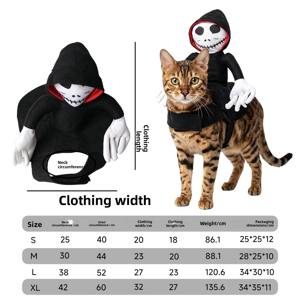 Funny pumpkin and spider Halloween costume for dogs and cats, image 56