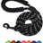 Reflective nylon rope dog lead in 4 colour options