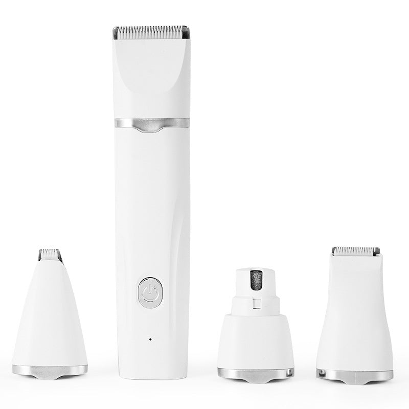 4-in-1 Pet Grooming Clipper with Nail Grinder Attachment