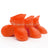 Waterproof silicone dog rain boots with non-slip soles in Pink, front view