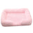 Round Enclosed Plush Cat Bed for Cats and Small Dogs