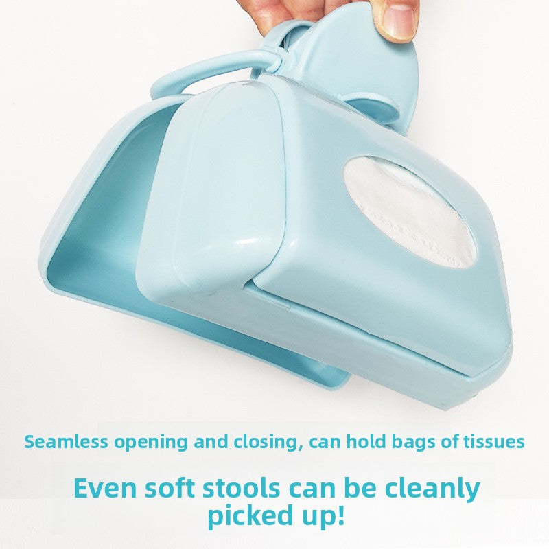 Pet Waste Collector with Bag Clamp for Dog Walks